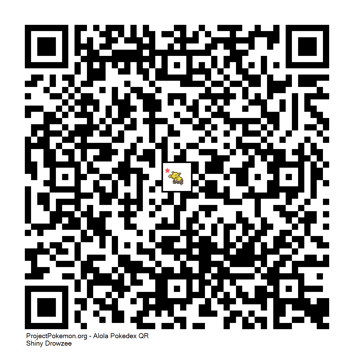 Cdigo QR de Drowzee variocolor
